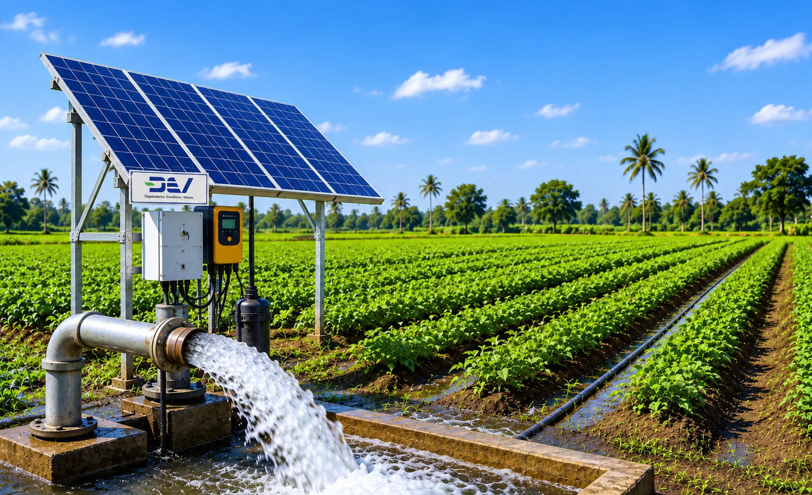 Why Farmers Choose Solar Pumping